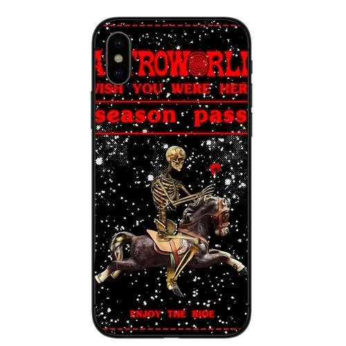 Чехол для телефона с Трэвисом Скоттом Astroworld, для Apple iPhone X, 8, 8 Plus, 7, 7 Plus, 6, 6S Plus, 5 5S, SE, мягкий силиконовый черный чехол