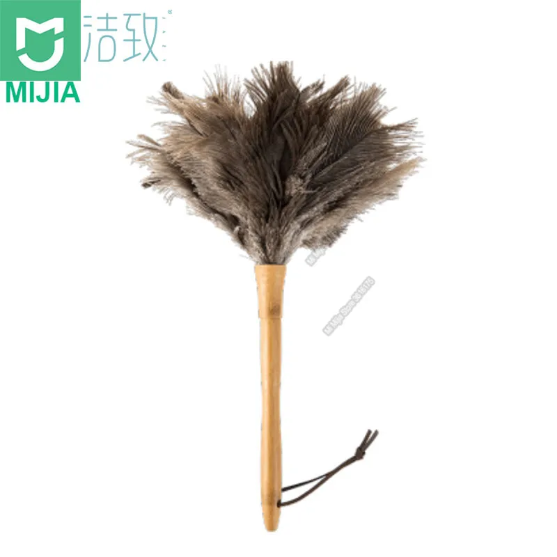 Xiaomi Youpin страусиное перо мягкая щетка для пыли очиститель волос Адсорбция кондиционер мебель бытовой чистящий инструмент