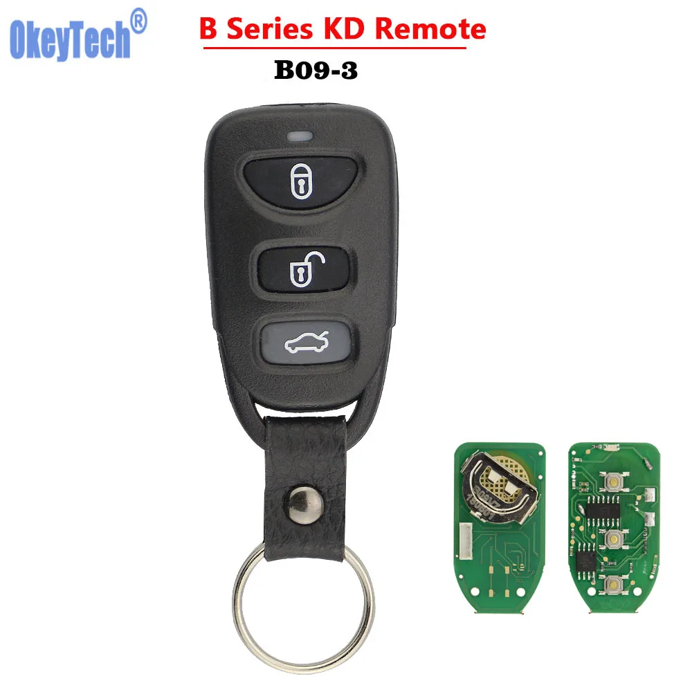 

OkeyTech B Series B09 Universal 3 Buttons Control KD Remote Keys For KIA/Hyundai KD900/KD900+/URG200 Remote Car Keys