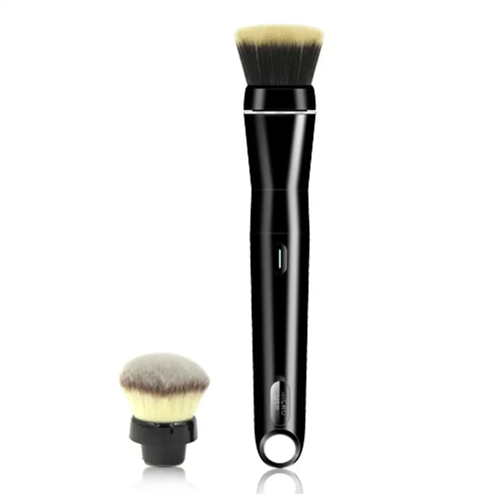 

BellyLady Electric Makeup Brush USB Rechargeable Brush Head Removable Automatic Rotating Makeup Brushes with 2 Brush Heads
