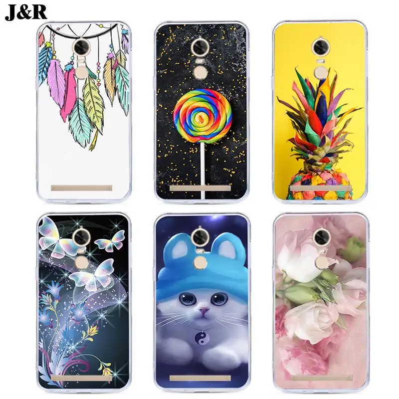 

J&R Phone Cover For Lenovo Vibe K5 Note A7020 K52t38 A7020a40 A7020a48 K52E78 5.5" Soft Silicone Soft TPU Patterned Cases