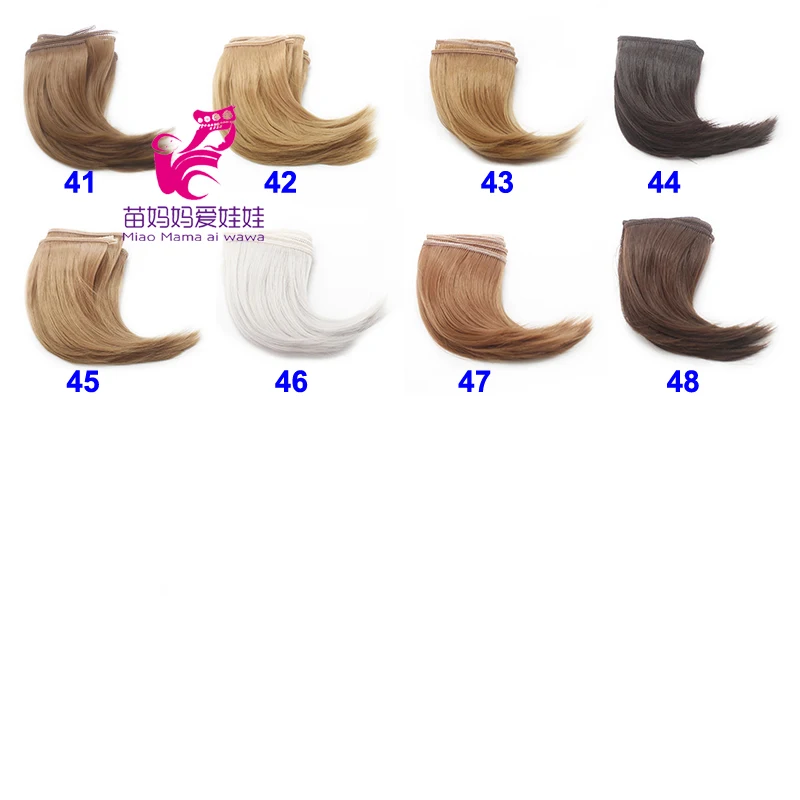 

10cm 15cm Heat resistant high temperature Synthetic Doll Hair handmade cloth doll diy hairs