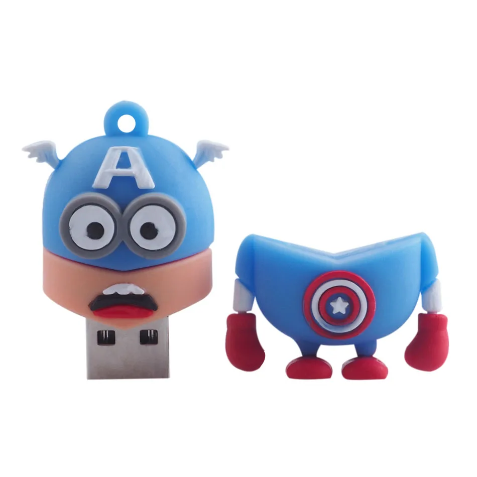 Cartoon Minion USB Flash Drive Spiderman/Superman Super Hero Pen Drive 4GB 8GB 16GB 32GB 64GB Pendrive USB Memory Stick Cartoon Minion USB Flash Drive Spiderman/Superman Super Hero Pen Drive 4GB 8GB 16GB 32GB 64GB Pendrive USB Memory Stick