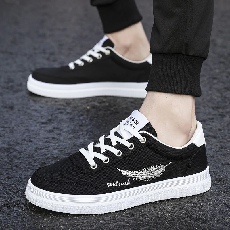

2019 new spring Korean version of the trend of men's shoes wild breathable casual canvas shoes men's shoes summer tide shoes