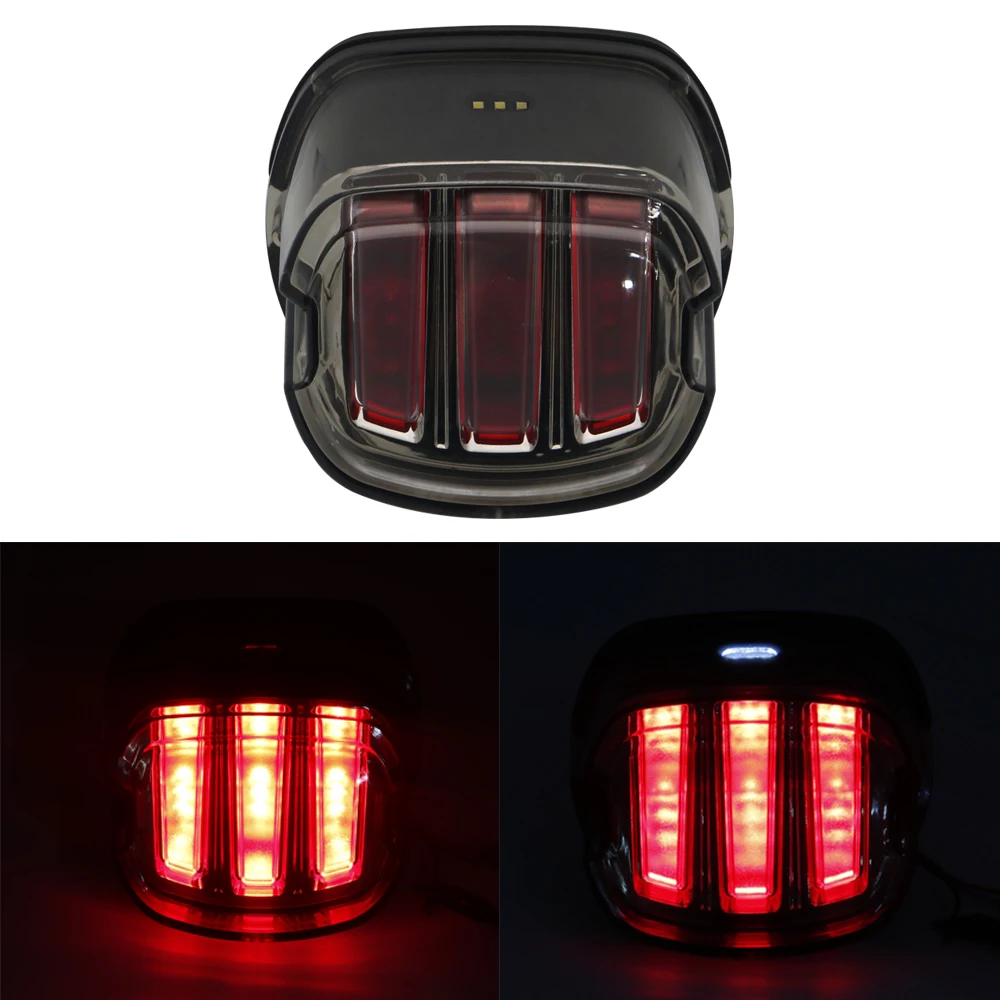 

Motorcycle LED Tail Light Rear Driving Turning Brake Taillights For 1200 Sportster for Touring