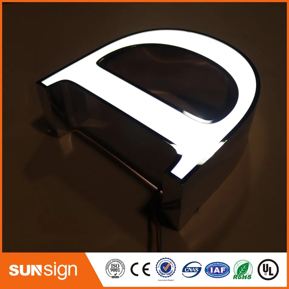 Custom Steel Letters Amazing Custom Illuminated Mirror Stainless Steel Letters Sign Illuminated Design Decoration Custom Steel Letters Magnificent Custom Illuminated Mirror Stainless Steel Letters Sign Illuminated Inspiration Design