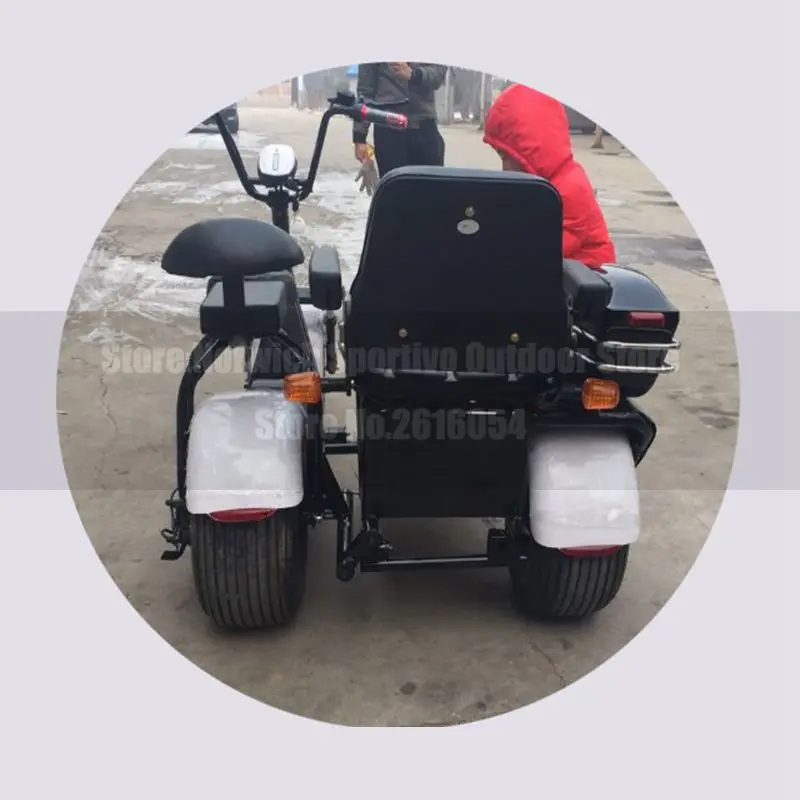 Электрический скутер Citycoco Trike для взрослых E Bike Fat Tire 2017 новейшая литиевая батарея