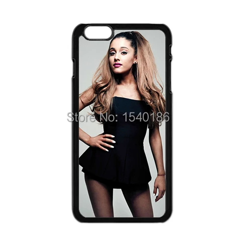 2014 New Anti-knock case for iPhone 5/5s Fashion Ariana Grande Black Dress free shipping |