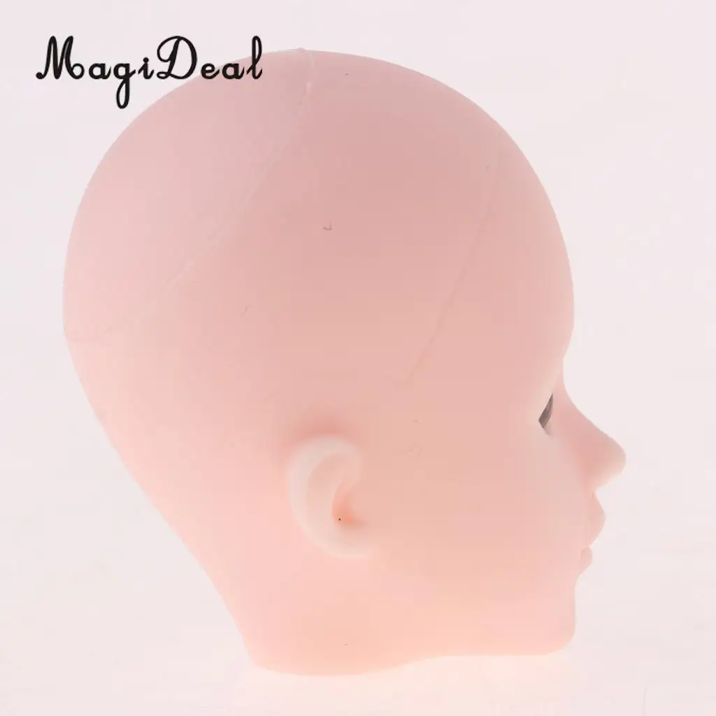 1/6 Girl Doll Head with Gray Eyes for BJD XinYi Doll Body Parts Custom Accs