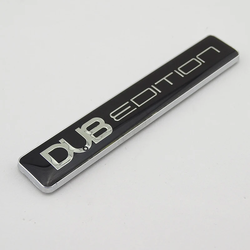 Хромированная эмблема Dub Edition значок для VW T4 T5 Transporter GOLF R32 R36 GTI TURBO MK4 MK5|Наклейки на