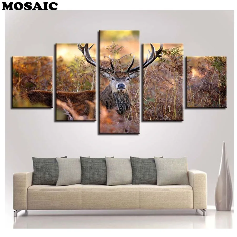 

5D,DIY,Diamond Painting Deer/Animal/Sunset,Full,Diamond Embroidery,Mosaic,Cross Stitch,Needlework,square Rhinestone,Home Decor