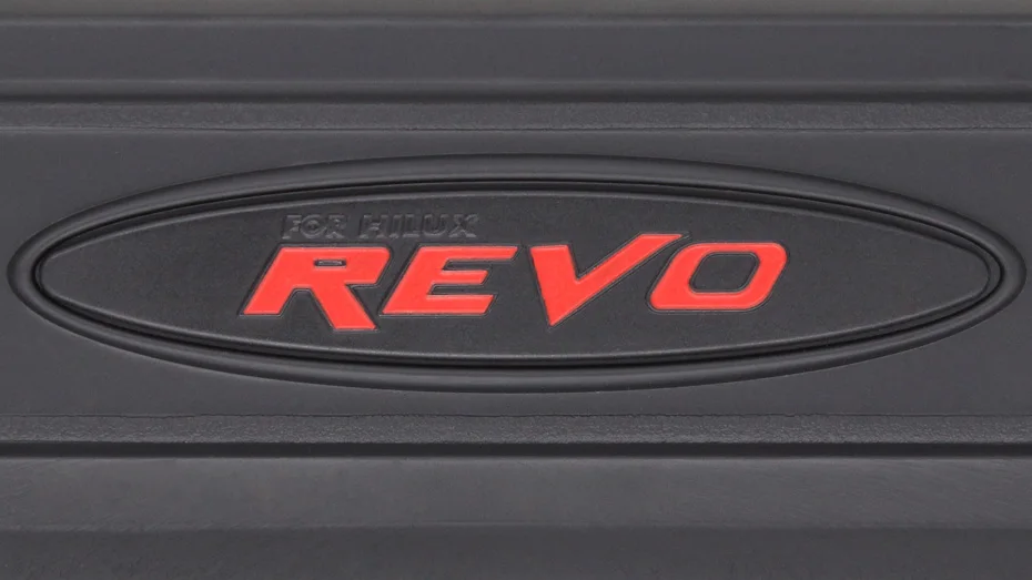 For Toyota Hilux Accessories Back Door Decoration Tail Gate Rear Door Handle Cover For REVO 2015-2017 ABS Matt Black Trunk Trim 45