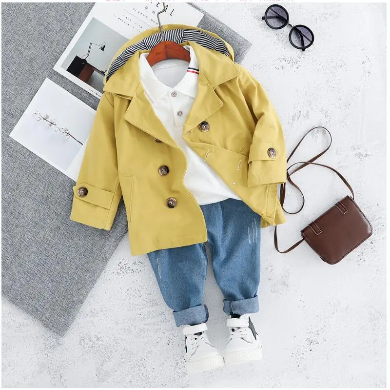 

2019 Autumn Toddler Boys Girls Clothes Sets Baby Infant Clothing Suits Coats T Shirt Pants Child Newborn Christmas Outfit Suit