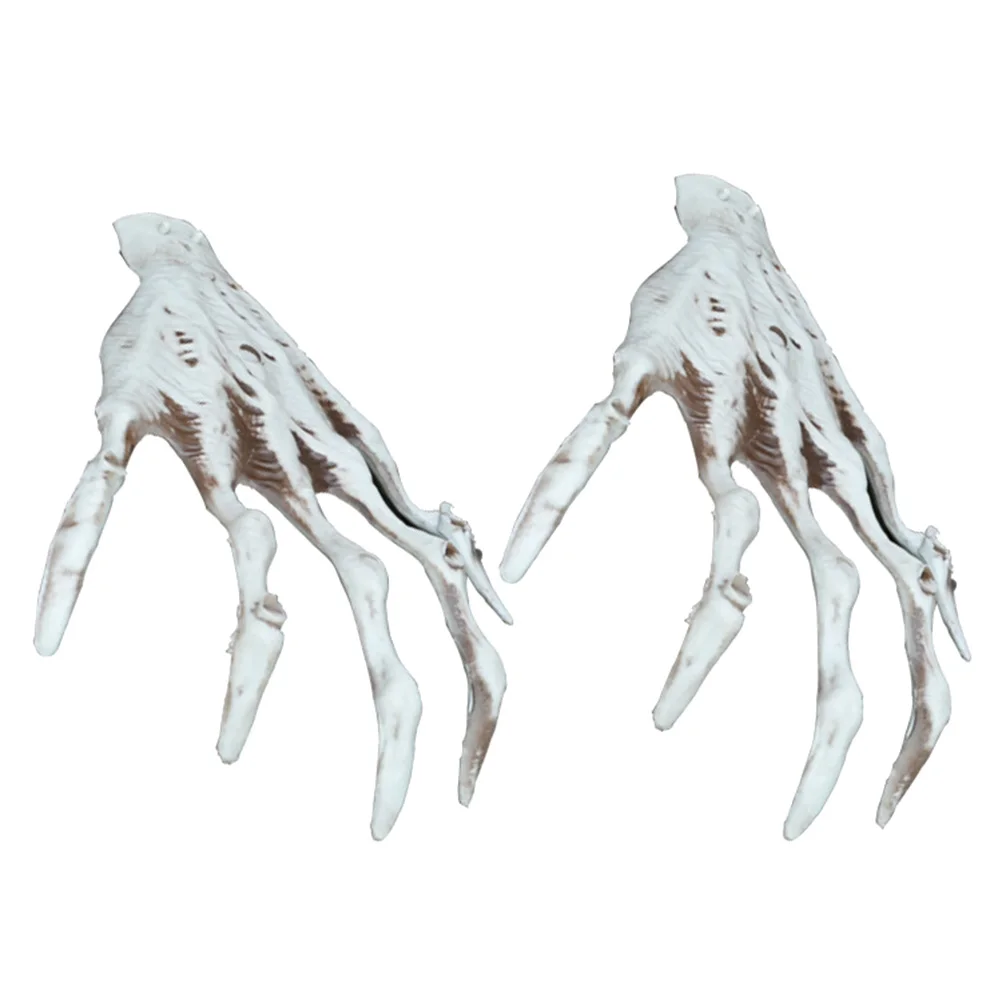 

1 Pair Prop Hand Scary Decorative Cut Off Severed Halloween Ghost Hand Witch Hand for Home Party Store