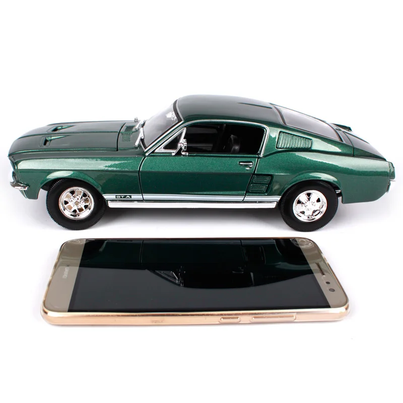 Maisto 1:18 1967 Ford Mustang GTA Fastback Muscle модель автомобиля литая модель автомобиля игрушка Новинка в коробке 31166