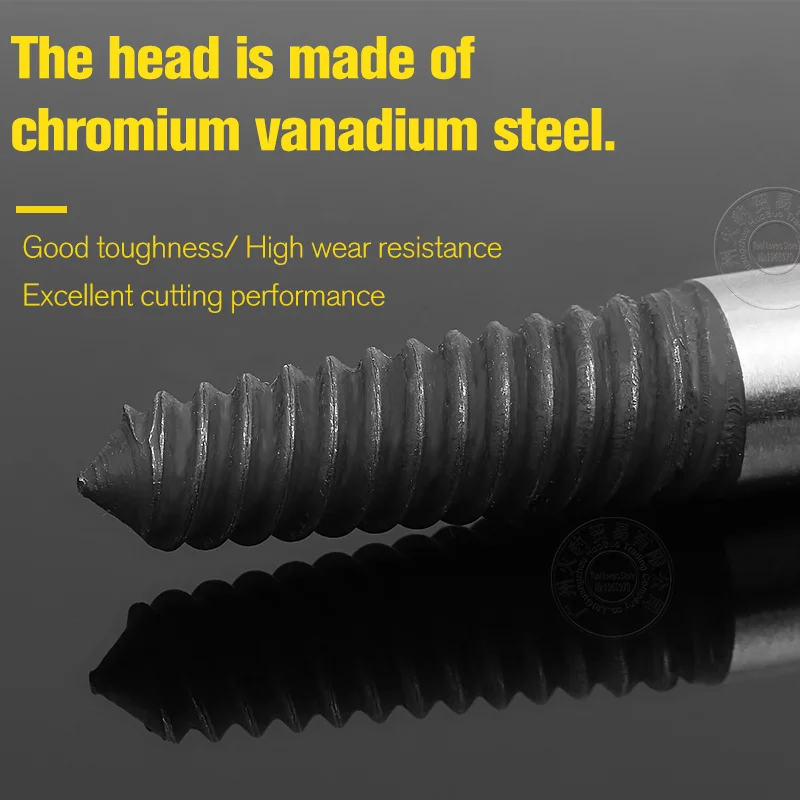 1 Sets perfect Screwdriver Extractor Bit Alloy Steel Double Side Screw Center Drill Bits Removal Tools Pull Out Drill Bit 
