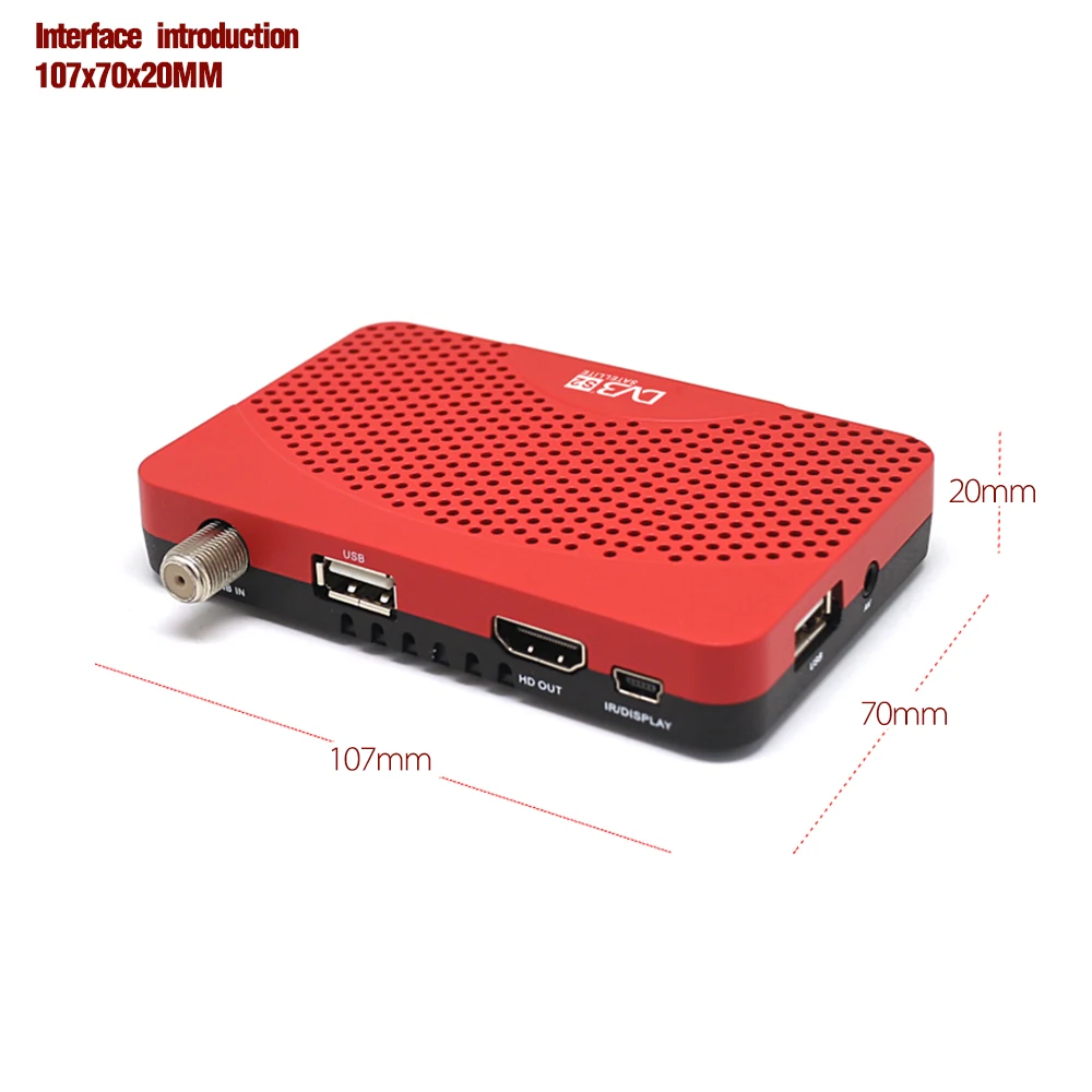 Цифровой приемник ТВ-тюнер DVB S2 спутниковый ресивер IP tv M3u Youtube DVB-S2 декодер+ USB WIFi+ 1 год CCCAM 7 Cline для Испании