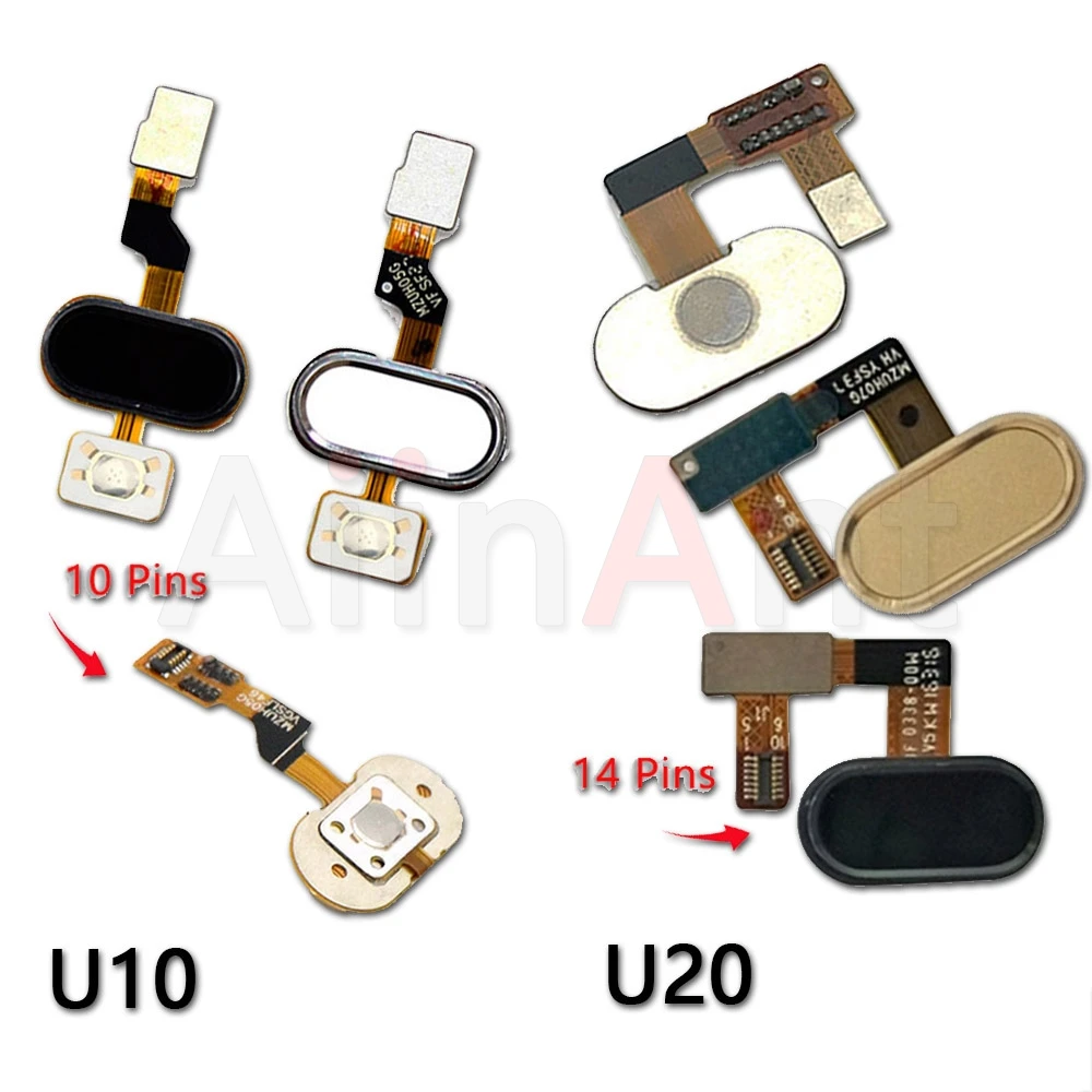 

Aiinant Original Back Home Key Button Touch ID Fingerprint Sensor Flex Cable For Meizu U10 U20 Home Flex