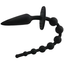 Silikonowy ogon korek analny g-spot masaż prostaty Butt Plug Anal koralik zabawki erotyczne dla mężczyzn kobieta Gay zabawki erotyczne Sex produkty