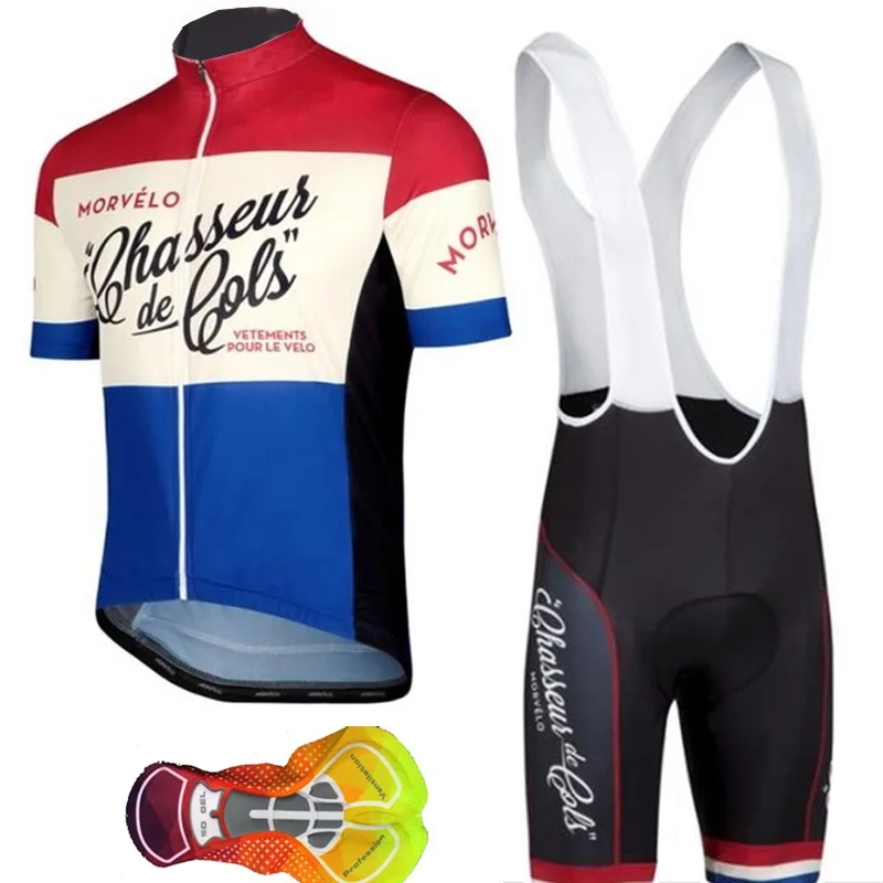 

Cycling Jersey New Morvelo Men Short Sleeve Breathable Maillot Ropa Ciclismo MTB Sportwear Bike Clothing bib shorts 16D gel pad