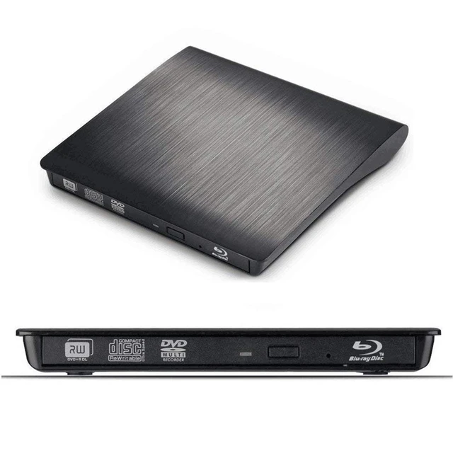 Lecteur Dvd Externe, Usb 3.0 Type-c Graveur De Cd Portable Cd Dvd +/-rw Lecteur  Optique Slim Cd Dvd Rom Regraveur Cd/dvd Lecteur Graveur Lecteur Pour  Ordinateur Portable De Bureau Macbook Pc Windows