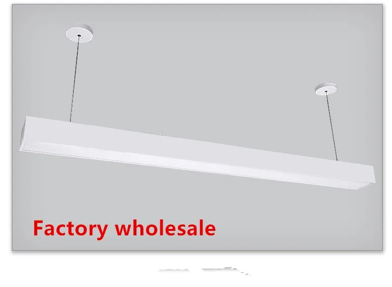 Emissor de Luz o Envio Gratuito de Escritório Interior Diodo Linear 20 w 40 w 50 w 60 w Superfície ou Suspender Montado Levou Linear Luz Highbay 13 Luzes LED p bar
