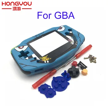 

Cartoon Limited Edition Full Housing Shell replacement for Nintendo Gameboy Advance for GBA Game Console Cover Case