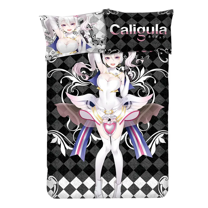 

Anime Caligula Overdose Otaku Bedding Linen Bedding Set Bed Sheet or Duvet Cover with Two Pillow cases