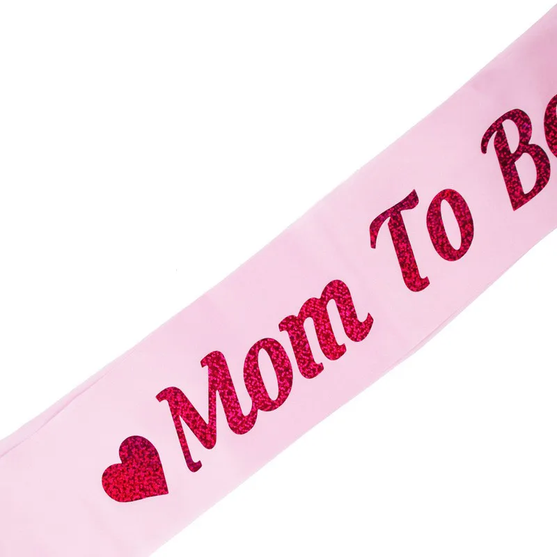 Команда Невесты Baby Shower атласная лента MOM to be Sashes розовый плечевой ремень мать день вечерние украшения DAD to be вечерние принадлежности