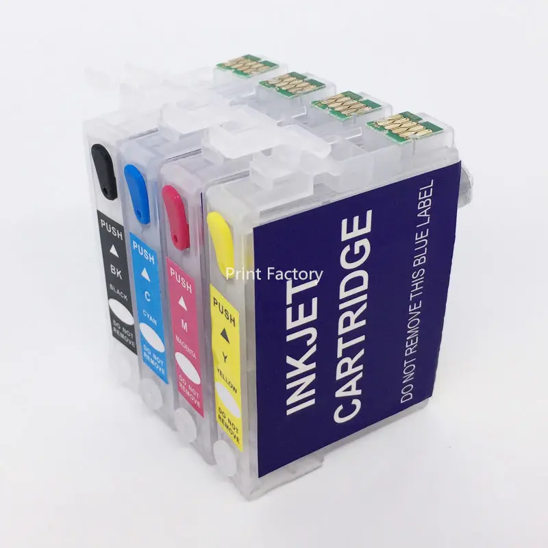 

T2201-T2204 Refillable Cartridge With Chip For Epson XP-420 XP-424 XP-320 WF-2630 WF-2650 WF-2660 WF-2750 WF-2760 USA Version