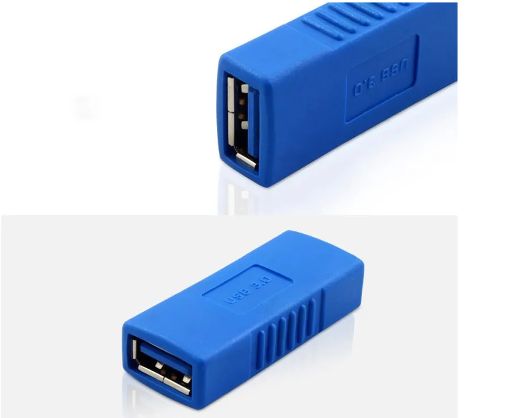 

USB 3.0 Type A Female To Female Adapter Coupler Gender Changer Connector Digital to Analog Video Audio For PC Laptop Tablet TV