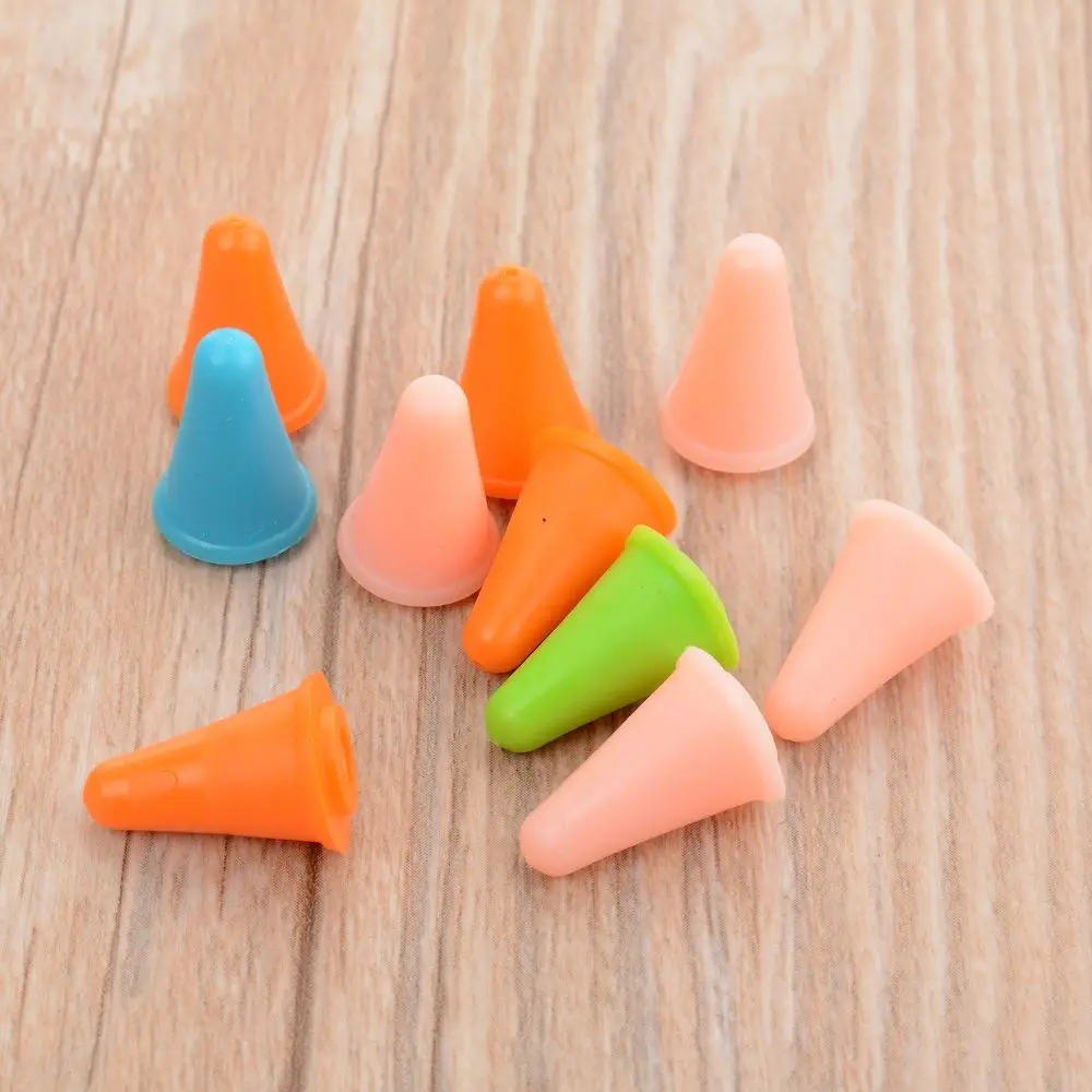 

New Hot Sale 10 Pcs Rubber Small&Large Point Protectors/Stoppers for Knitting Needle Crochet Craft Caps Sewing Accessories