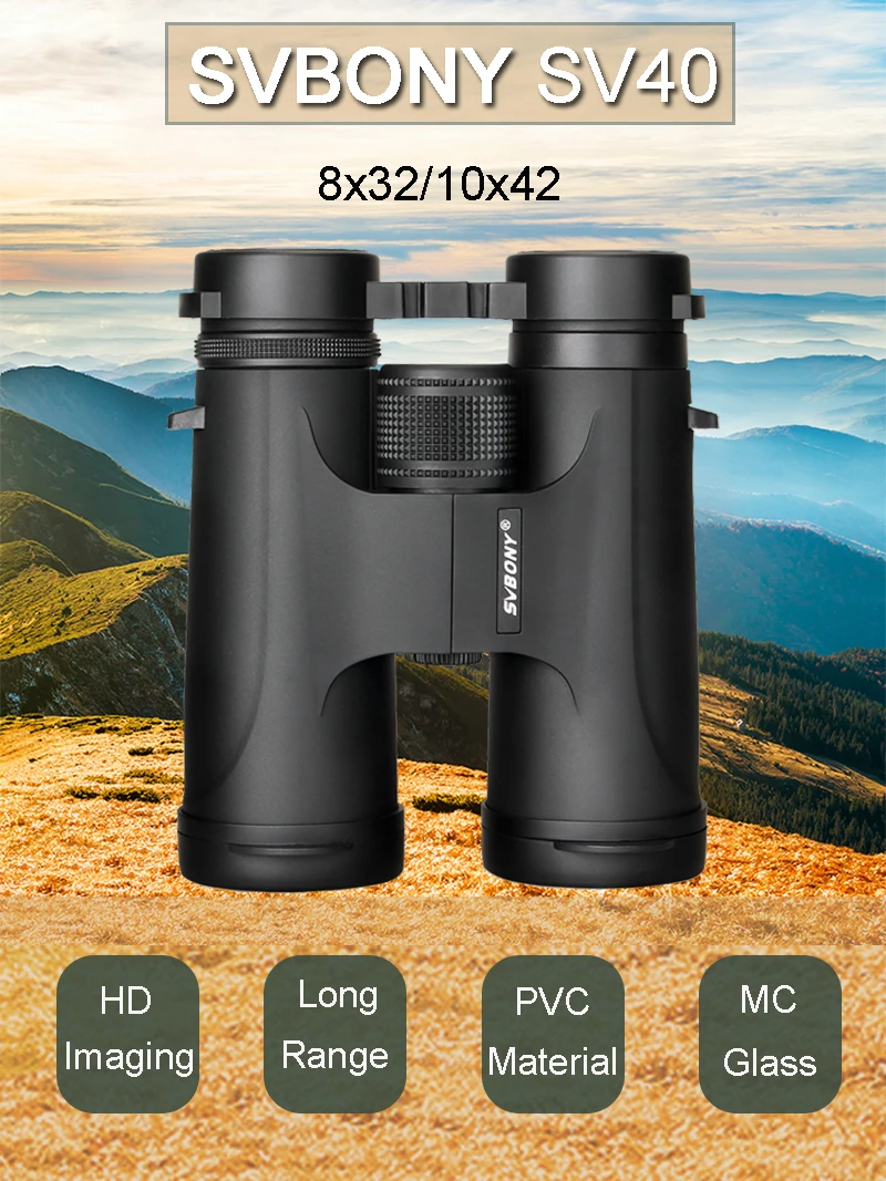 Svbony Hunting Binoculars Telescope 10X428X32 High