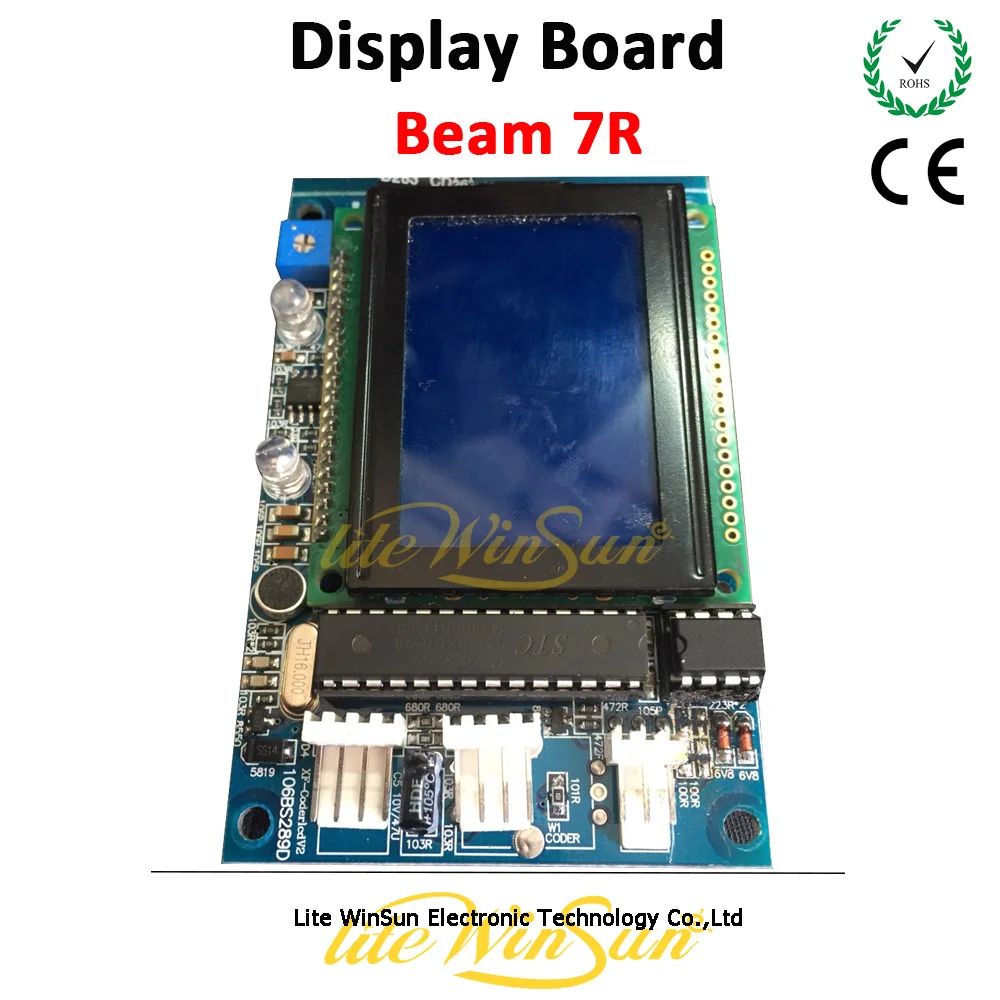 

Litewinsune 1PC Free Ship Display Board/Main Board for Beam 7R 230W Moving Head Light