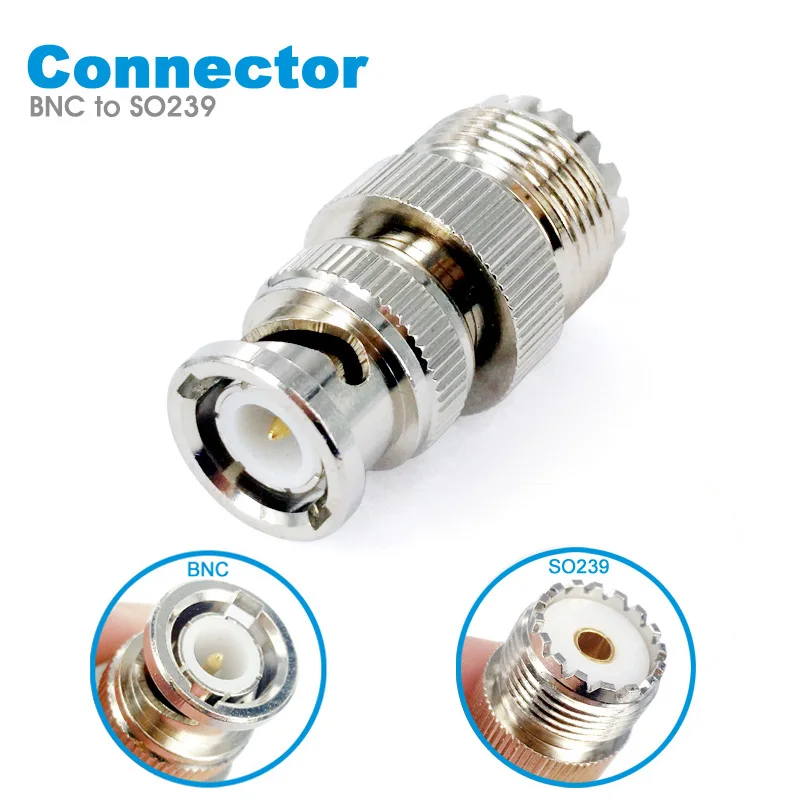 50-3 RG58 Coaxial Cable UHF PL259 Male To UHF Male Connector RF Adapter Cable 50