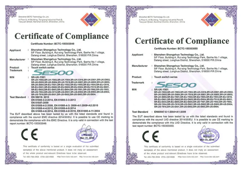 remoto 2 gang 1 way, rf433 interruptor