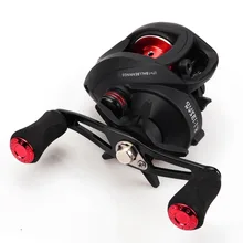 Gear Ratio 8.1:1 High Speed 7+1 BBs Left Right Hand Baitcasting Fishing Reel With Magnetic Brake Max Drag 8KG Fishing Wheel