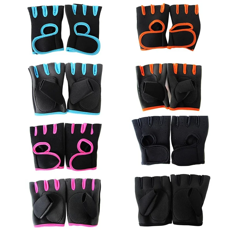 

2018 New Multi-colors Women Men Fitness Exercise Workout Fitness Gym Sports Gloves Gym Training Hiking Gloves