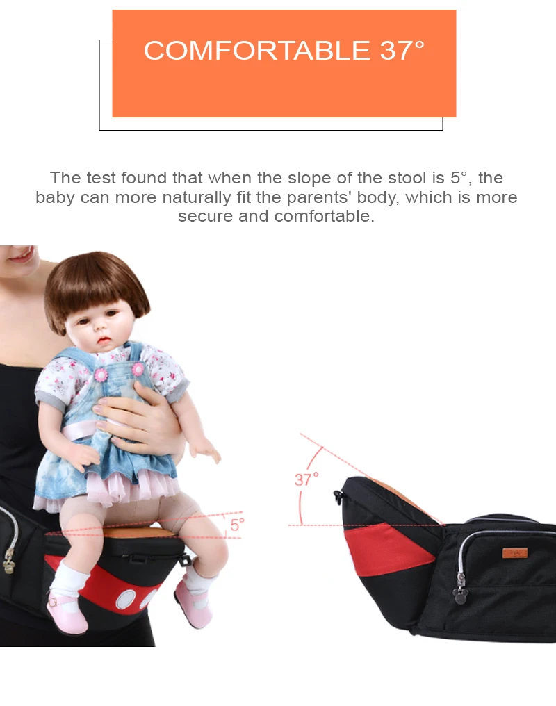 Disney Аксессуары Рюкзак Кенгуру hipseat для младенцев Многофункциональный Фронтальная для малышей детский слинг рюкзак ме