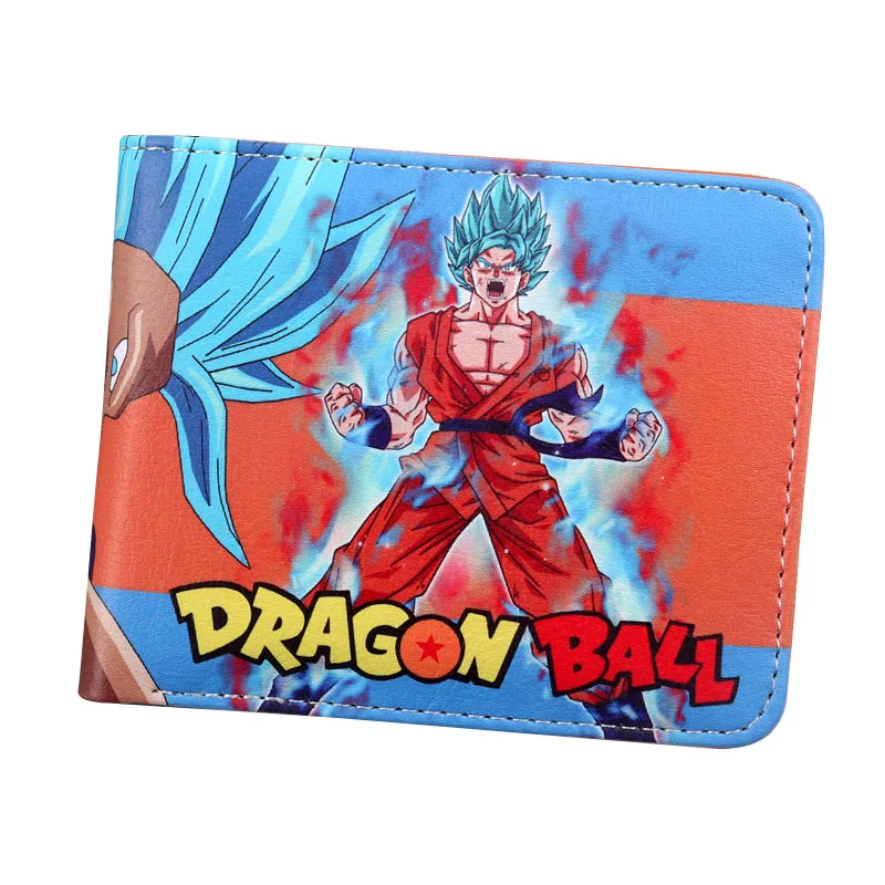 Dragon Ball z кошелек Goku короткий кошелек молодые мужчины, Женщины студентов Аниме Мода короткий кошелек - Цвет: DRAGON BALL-01