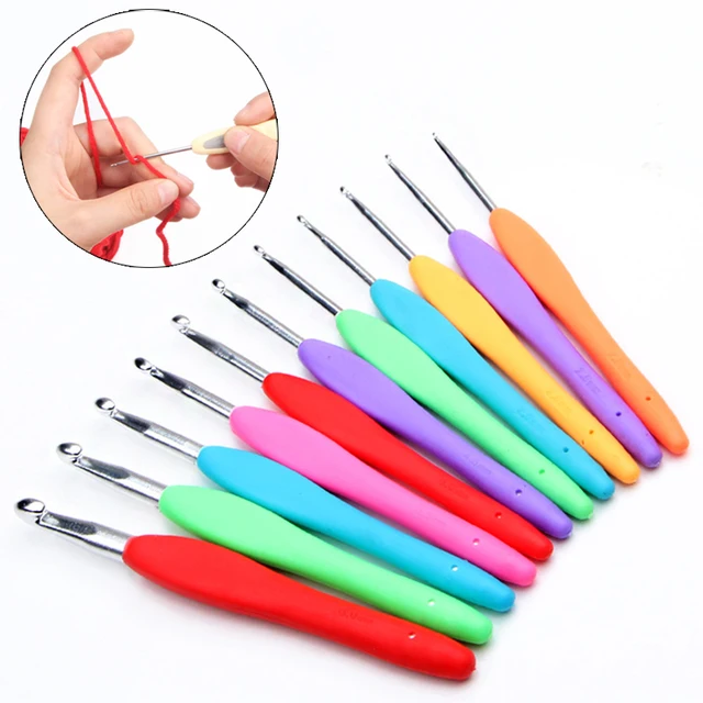 Hooks Needles Aluminium 1PC Knitting Needles Crochet Hooks Sewing