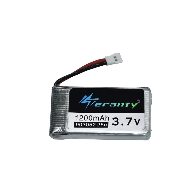 3,7 V 1200 мА/ч, 25C Lipo Батарея для Syma X5 X5C X5SW X5SC X5S X5SC-1 M18 H5P Квадрокоптер с дистанционным управлением 1200 мА/ч, 903052 3,7 V Батарея для SYMA - Цвет: Красный