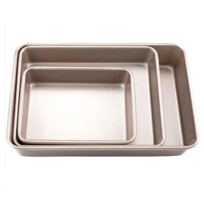 

9/11/12.8/15inch Rectangular Baking tray Non-stick Metal Cake Bread Baguette Baking Pan Form Mold For Oven Bakeware