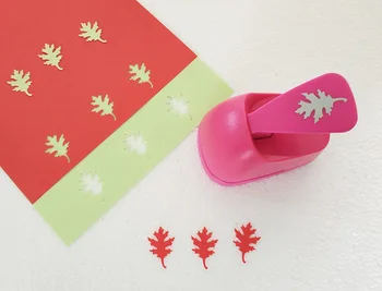 

Free Shipping Oak leaves shape save power paper/eva craft punch Scrapbook Handmade punchers Child DIY hole punches leaf puncher