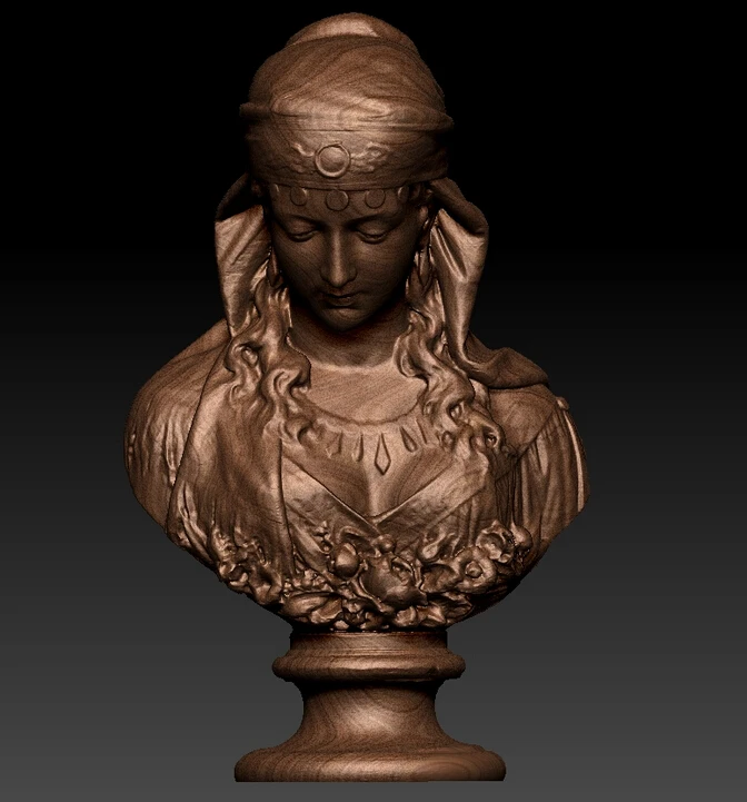 

3D relief model for cnc in STL file format Gypsy Girls