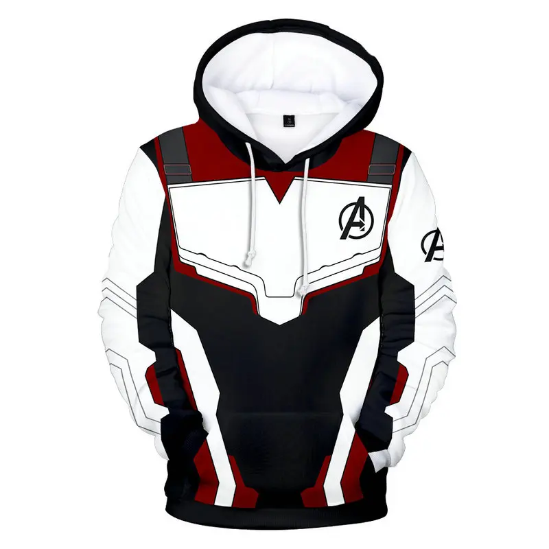 Avengers Endgame 4 Quantum Realm 3D Print Hoodies Men Fitness Pullover Hoodie Sweatshirt Cosplay Costume Streetwear Jacket Coat