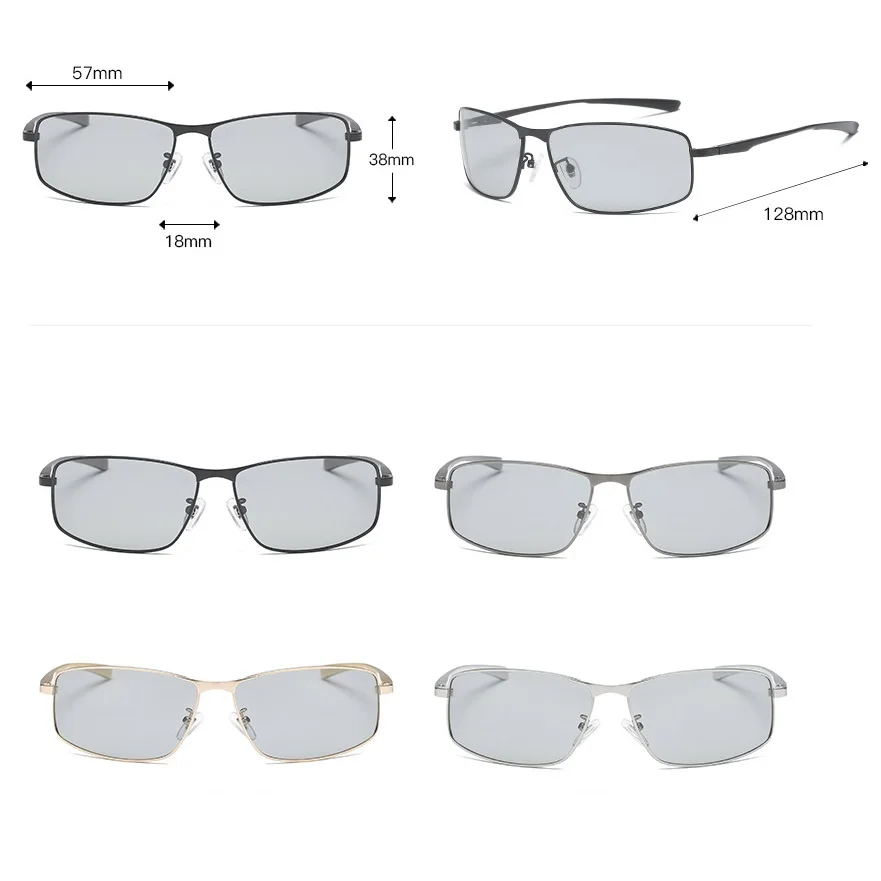 5S, фотохромные поляризационные солнцезащитные очки, мужские, женские, для вождения, солнцезащитные очки для мужчин, хамелеон, солнцезащитные очки для мужчин, водительские, UV400