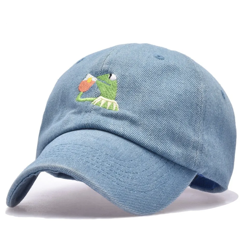 Belababy 2018 я чувствую, что Леброн Кермит вышивки папа snapback бейсболка мем Лягушка козырек шляпа Gorras шляпа хлопок кепка