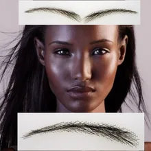 Специальное предложение накладные брови для женщин, вам не нужны татуировки из хны бровей, ручной работы человеческие волосы кружева брови