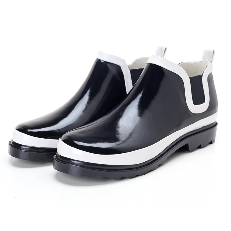 chaussure cuir pluie